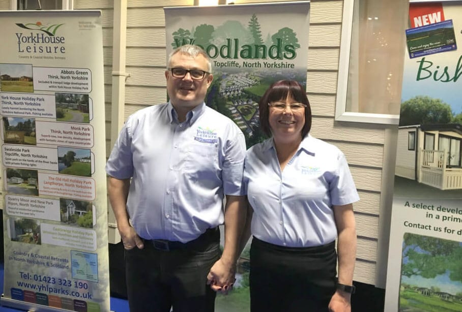 John and Sam Reay are the friendly faces you'll meet first at York House Holiday Park and Abbots Green